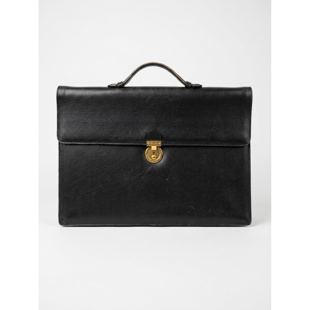 Authentic Salvatore Ferragamo Men's Briefcase/Portfolio / MSRP originally $2,130